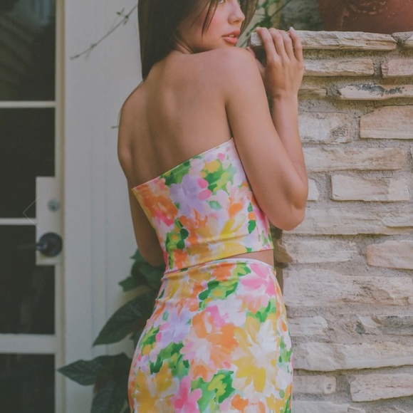 Cool Is A Construct Willa Skirt In Spring Fling. NEVER WORN. Size Medium. - Picture 4 of 6